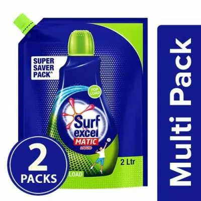 Surf Excel Detergent - Liquid, Matic, Top Load, 2 L Pouch