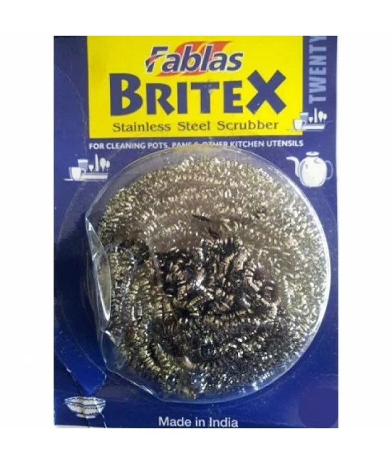 Britex Steel Scrubber 20 g, Pack of 12 U