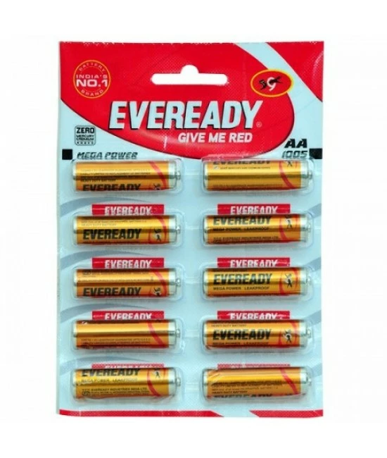 Eveready AA Cell Gold 1005 , Pack Of 10 U