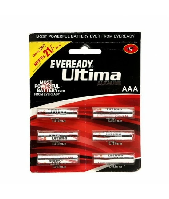 Eveready AAA Cell Ultima 2112, Pack Of 6 U