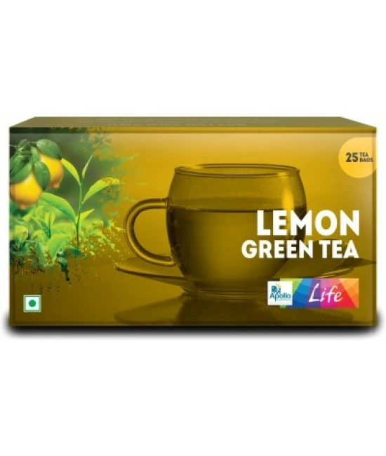 Apollo Pharmacy Green Tea - Lemon, APG0042, 25 pcs