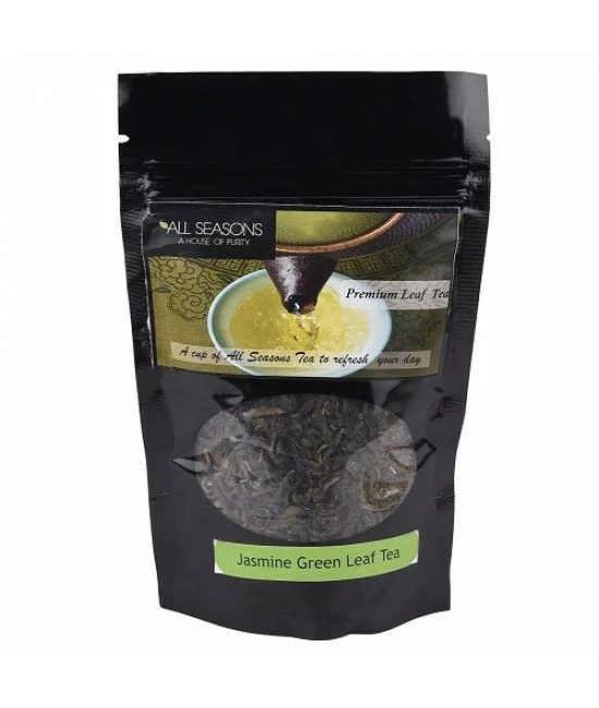 ALL SEASONS Green Leaf Tea - Gourmet Jasmine, 25 gm