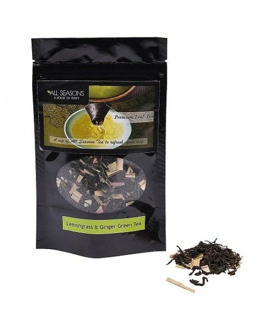 ALL SEASONS Green Leaf Tea - Gourmet Tulsi (Holy Basil), 30 gm