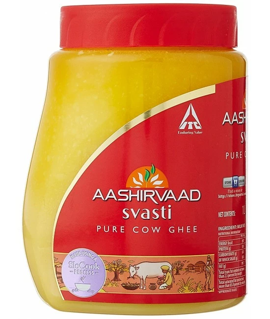 Aashirvaad Svasti Cow Ghee, 500 ml Jar