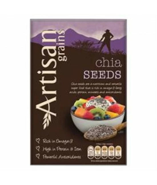 Artisan grains Chia Seeds, 125 gm