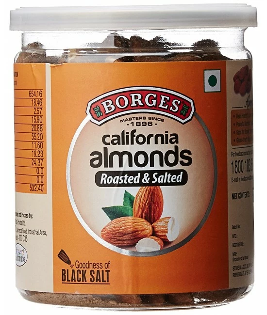 BORGES Almonds - California, 150 gm