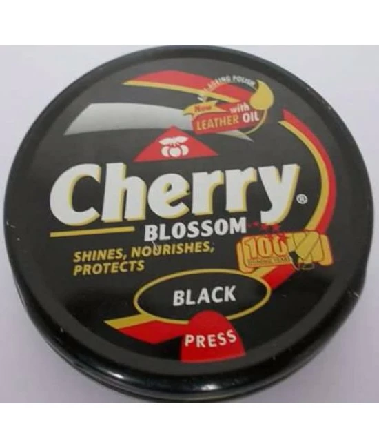 Cherry Blossom Black Shoe Polish 40 g